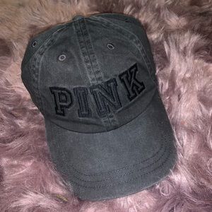 VS PINK charcoal/gray cap